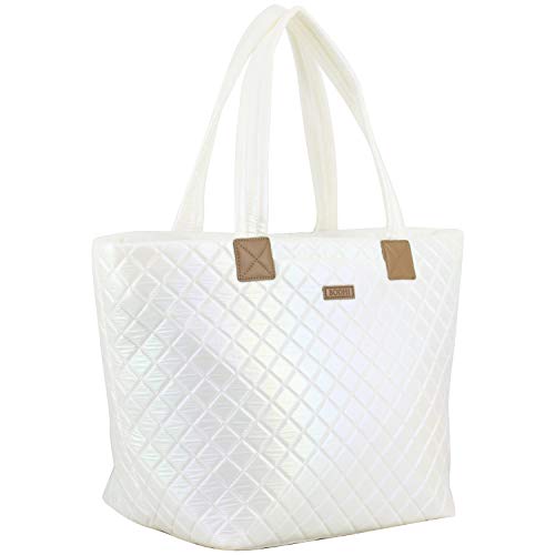 Tote - White Iridescent