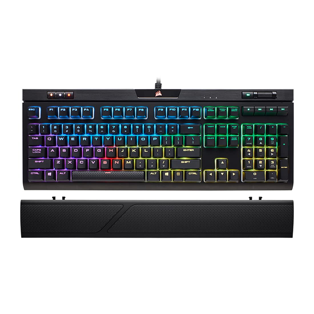 Ergonomic Memory Foam Wrist Rest for Corsair K70 RGB MK.2 - Gaming Comfort