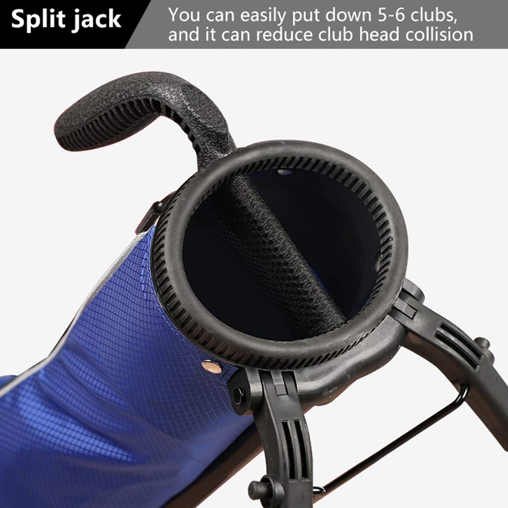 Ochine Lightweight Golf Stand Bag - Durable Pitch & Putt Sunday Bag with Stand, Perfect for Golf Course & Travel | Portable Golf Club Carrier | Ideal for Practice, Weekend Games & Business Trips (Ships from USA)