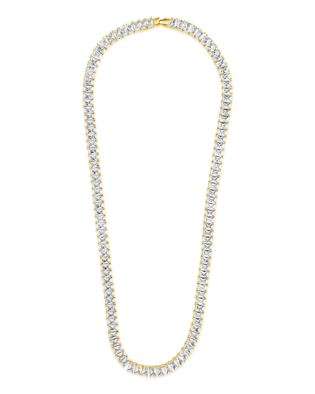 Marisol CZ Tennis Necklace - 14K Gold Plated Cubic Zirconia Necklace for Women | Perfect for Weddings, Parties & Evening Events