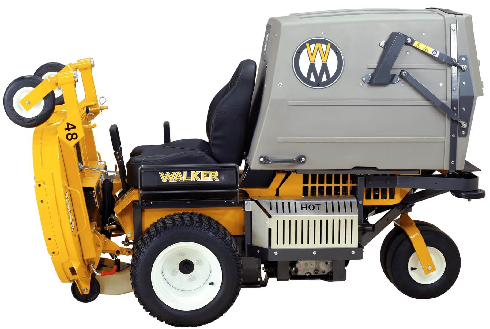 Walker Mowers MT27iGHS 26.5HP Commercial Gas Lawn Mower with Grass Handling System - Perfect for Large Yards, Golf Courses, and Professional Landscaping