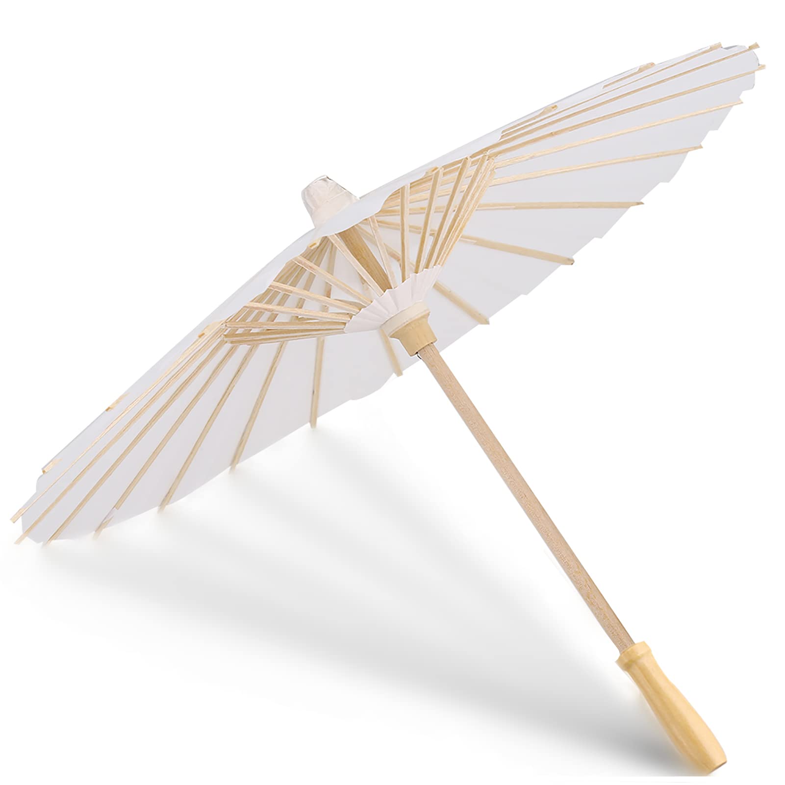The Enchanted White Oiled Paper Umbrella