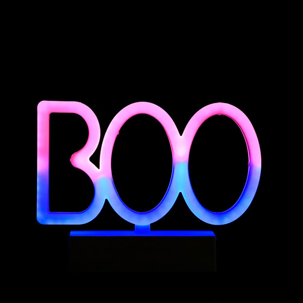 Uonlytech Halloween Neon Sign - LED Night Light for Bedside, Table, or Festival Decor - Perfect for Halloween Parties, Room Lighting & Home Decoration