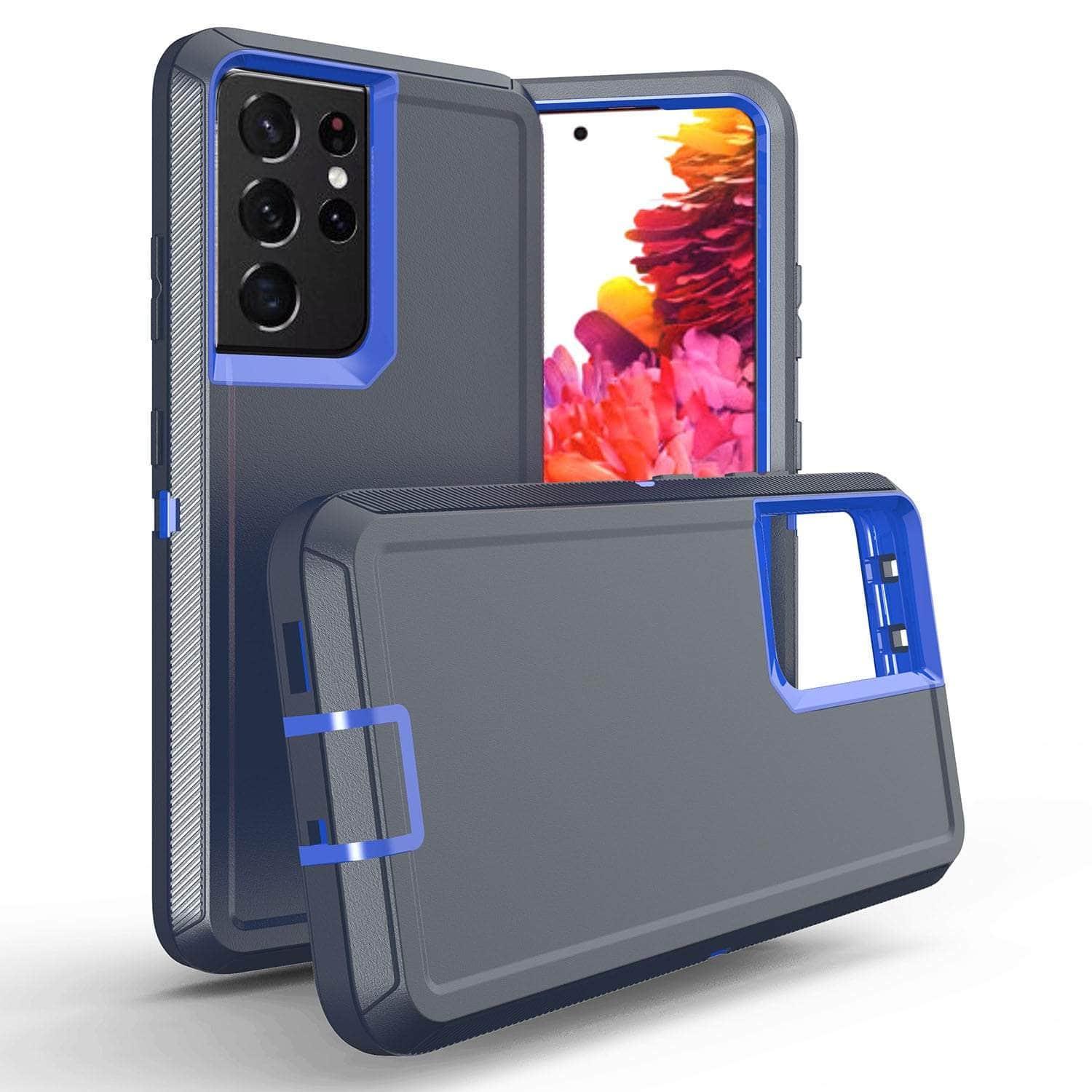 Shockproof Rugged Armor Case for Samsung Galaxy S23 - Heavy Duty Protection for Outdoor, Work & Adventure Activities