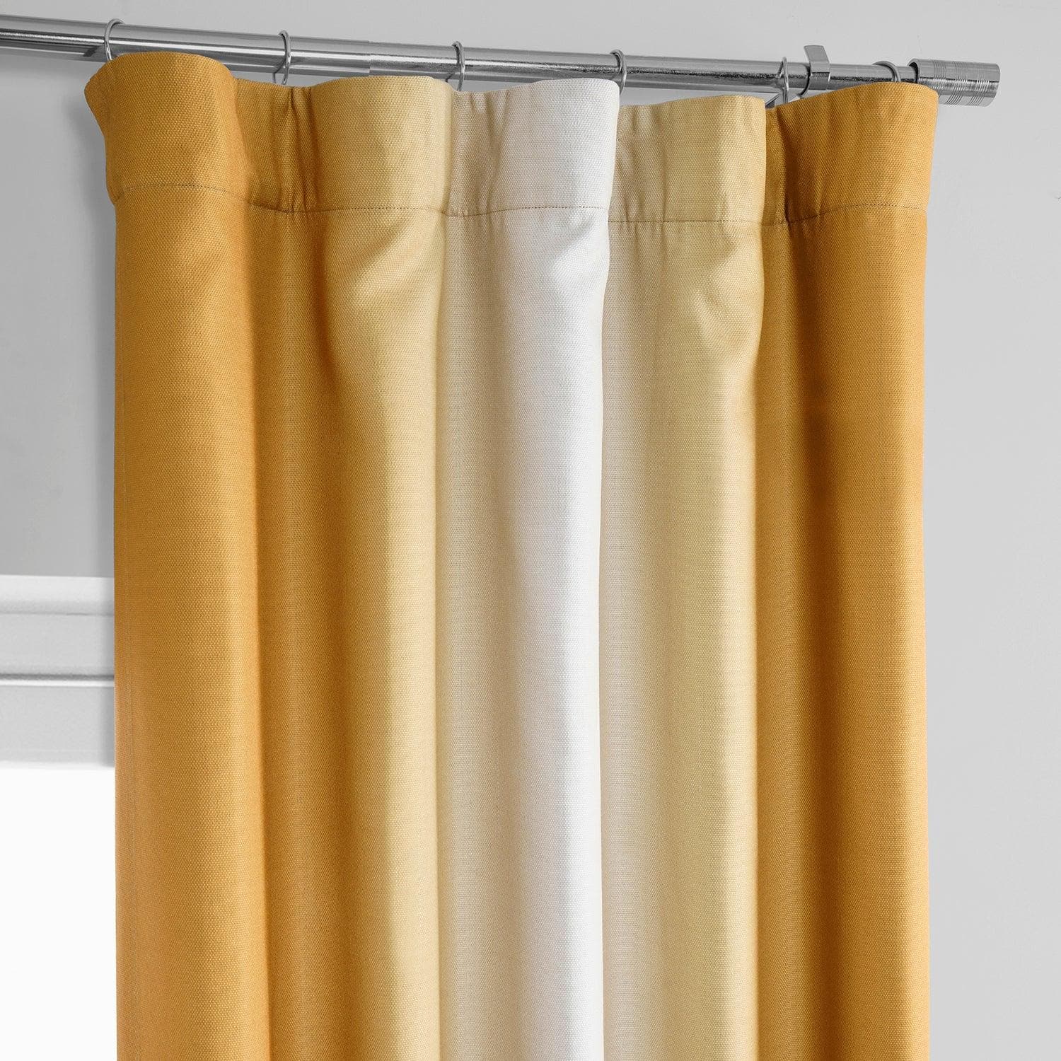 Parallel Gold Abstract Printed Faux Linen Blackout Curtains for Living Room & Bedroom - Elegant Window Treatment for Light Control & Privacy