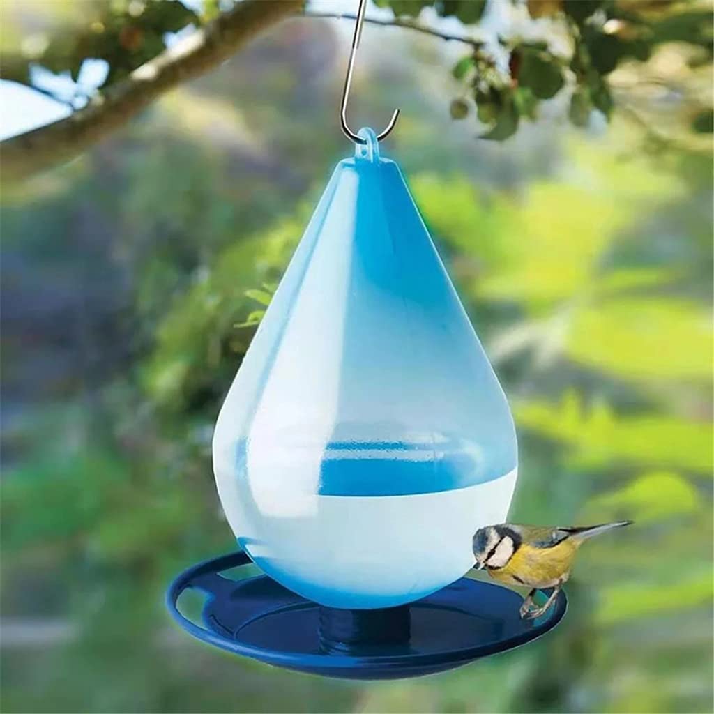 QWZYP Hanging Bird Feeder - Outdoor Waterproof Bird Food Container for Wild Birds - Durable Garden Decoration & Pet Supplies - Perfect for Backyard, Patio, and Bird Watching