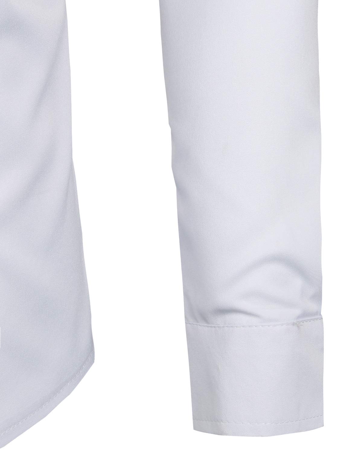 ZEROYAA Men's Slim Fit Long Sleeve Tuxedo Dress Shirt for Prom, Wedding & Formal Events - Elegant Performance Shirt for Groomsmen, Dancers & Special Occasions