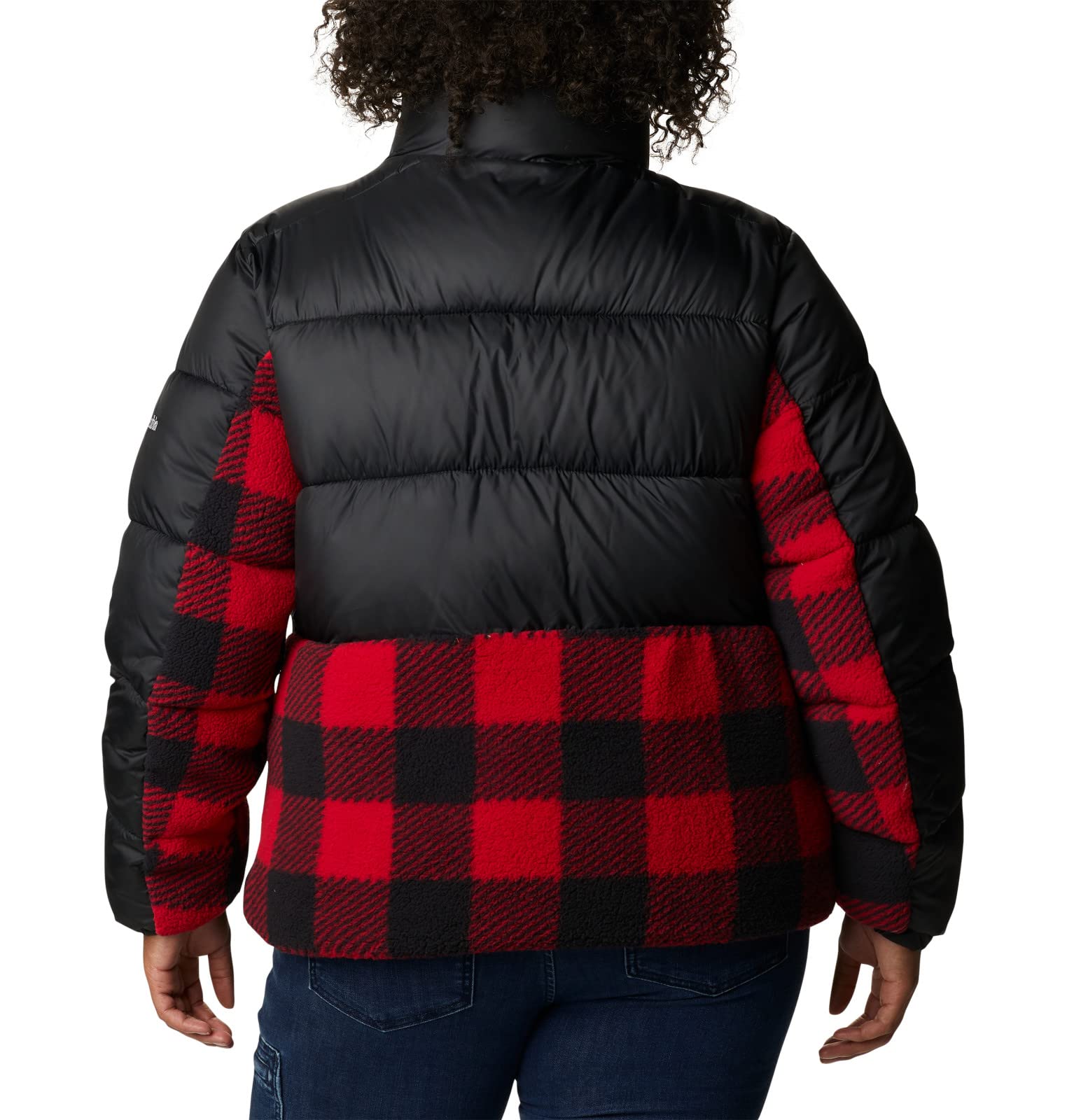 Columbia Women's Leadbetter Point Sherpa Hybrid Jacket - Warm Fleece-Lined Winter Coat for Outdoor Activities, Hiking & Casual Wear