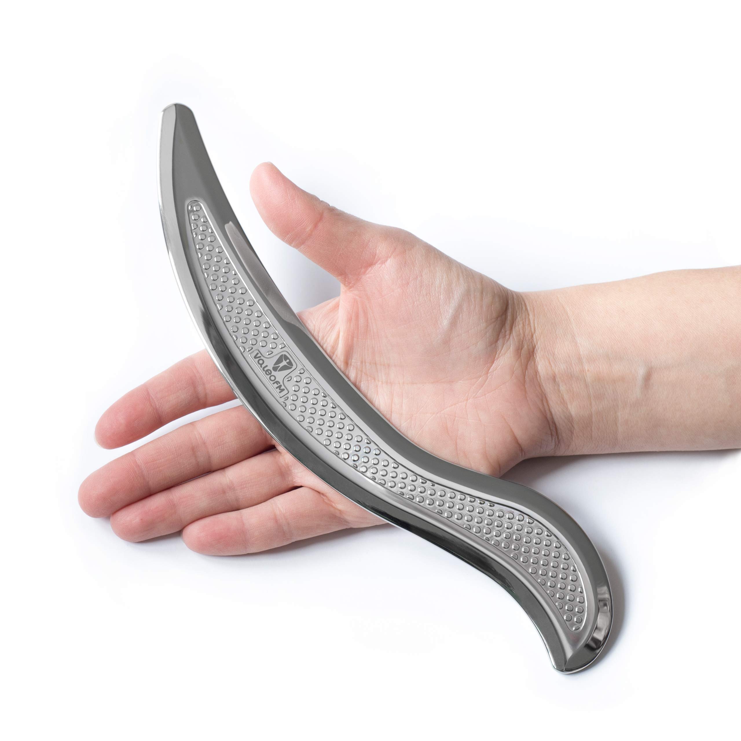 Professional Stainless Steel IASTM Tool for Myofascial Release & Soft Tissue Massage - Pain Relief, Scar Tissue Treatment, Physical Therapy - Perfect for Athletes, Therapists & Home Use