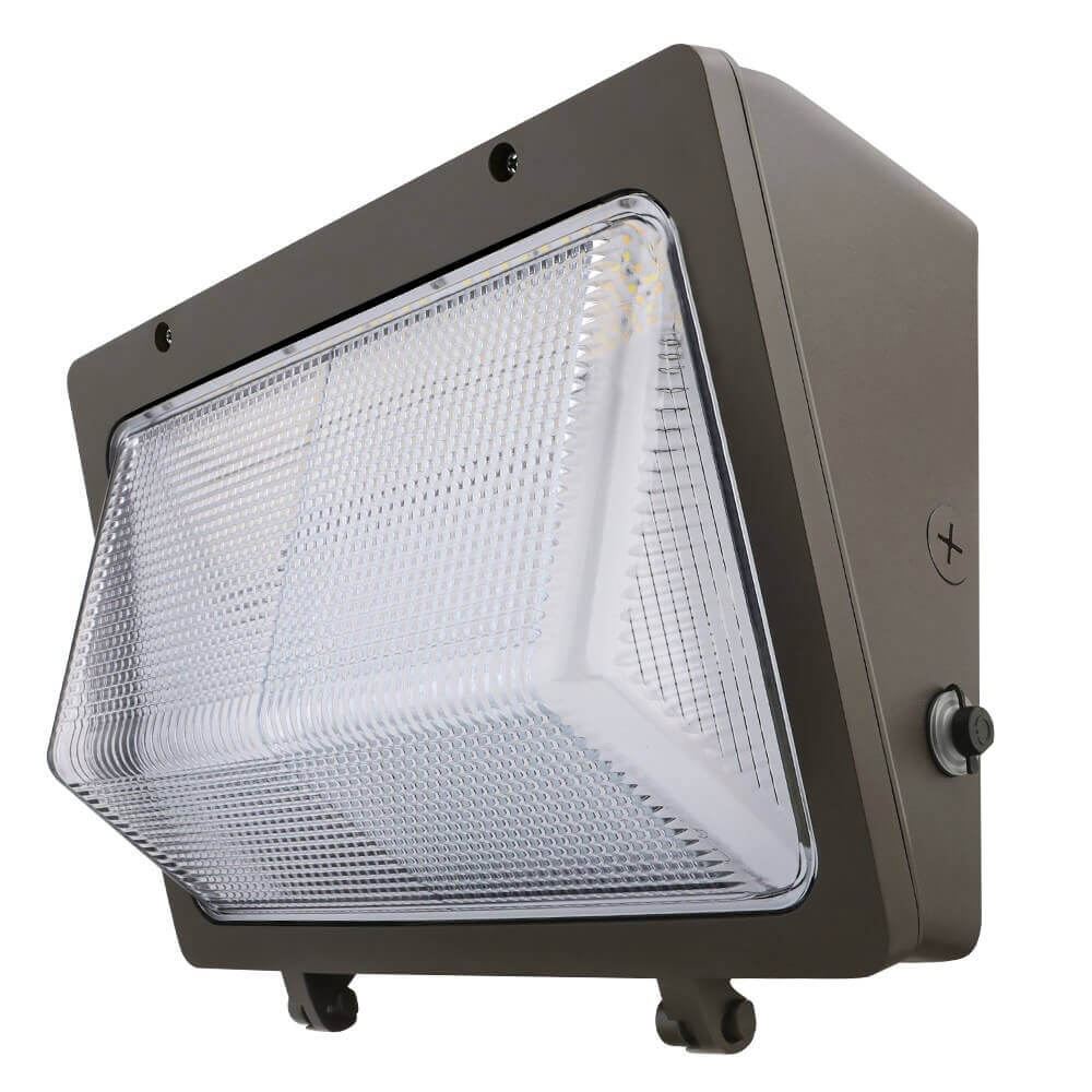 Konlite KWPT LED Wall Pack Light - 63W/53W/33W Selectable, 8850 Lumens, 5000K/4000K/3000K CCT, Dimmable, 120-277V, 150W Equivalent - Outdoor Security Lighting for Warehouses, Parking Lots & Building Exteriors