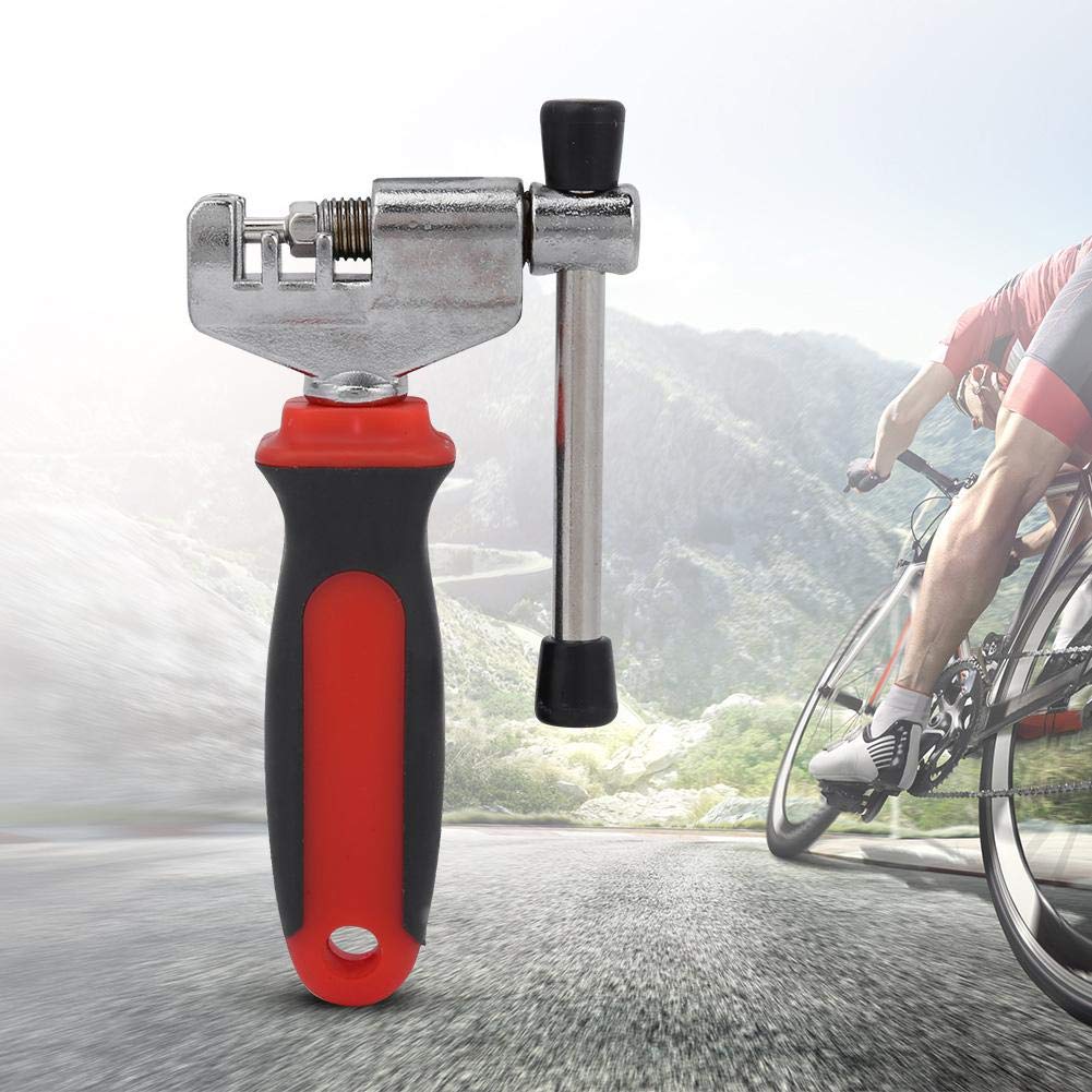 Bike Chain Splitter Tool - Heavy Duty Bicycle Chain Breaker for Mountain, Road & BMX Bikes (Red) | Perfect for Bike Maintenance & Repair at Home or On The Go