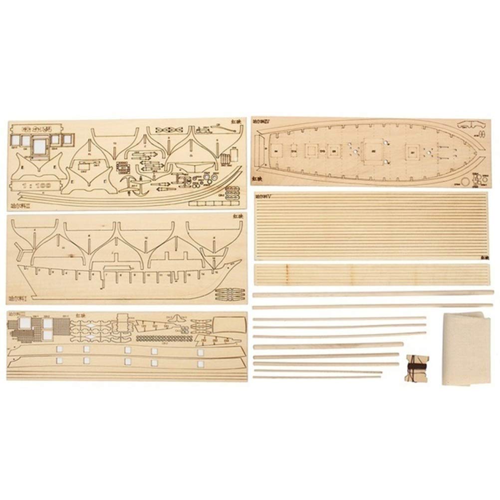 3D Wooden Pirate Ship Model Kit - DIY Nautical Decor Large Puzzle for Adults & Kids | Perfect Birthday Gift for Men, Women & Teens | Home Office Decoration, Collectible Display & STEM Learning Toy