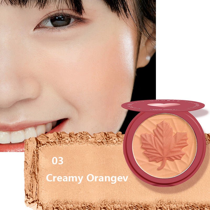 MARIEBEAUTY Sandwich Double Blush - 2-in-1 Cream & Powder Blush for Natural Flush | Long-Lasting & Blendable | Perfect for Everyday Makeup & Special Occasions