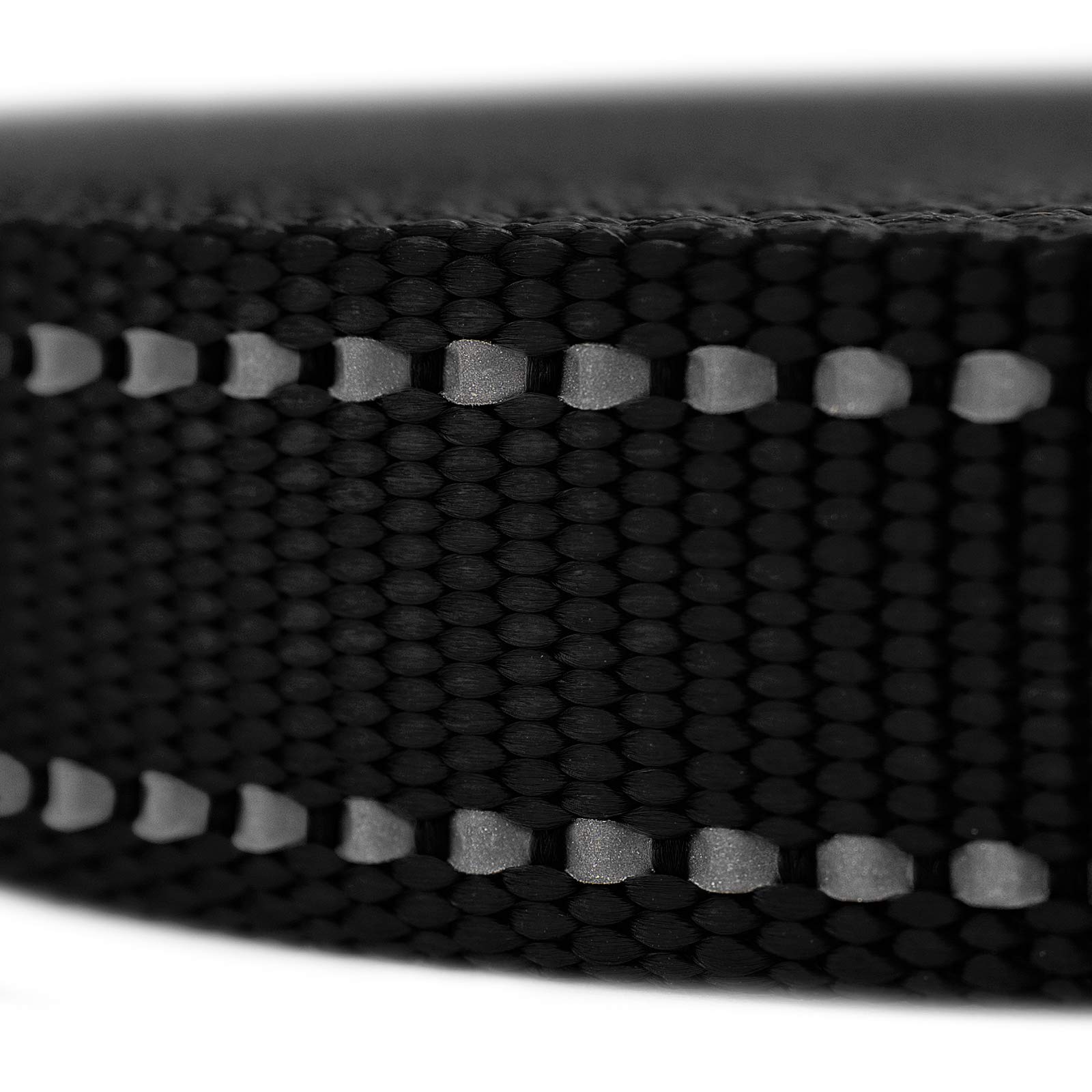 Country Brook Design - 3/4 Inch Reflective Nylon Webbing for Safety Gear, Pet Collars & Outdoor Equipment - High Visibility Straps for Nighttime Activities
