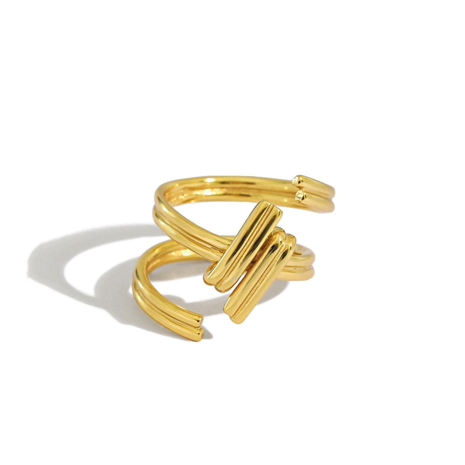 Sterling Silver Adjustable Women's Rings - Unique Irregular Design Jewelry for Everyday Wear & Special Occasions