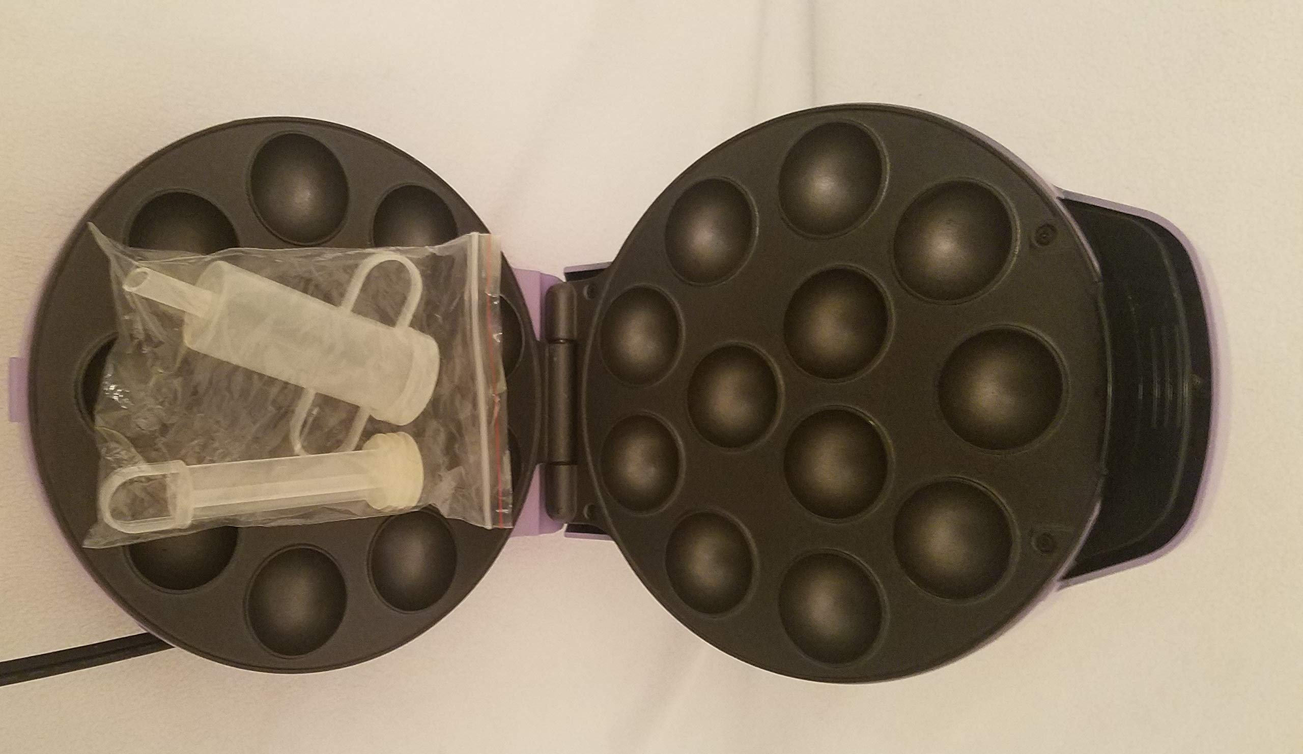 CP-94LV Purple Cake Pop Maker - 12 Cake Pops Baking Tool for Parties, Holidays & Birthday Celebrations | Perfect for Home Baking & Dessert Decorating