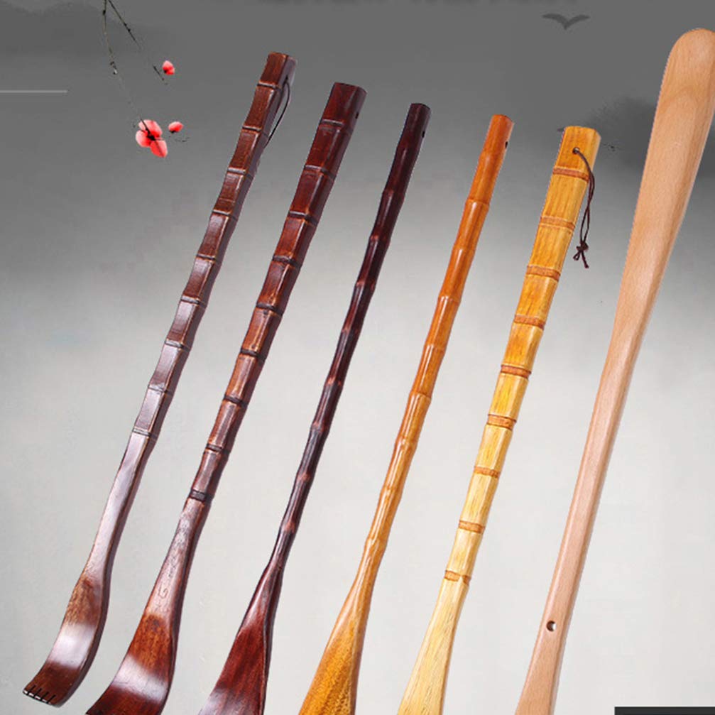2-Pack Wooden Back Scratcher & Massager - Dual-Ended Claw Design for Itch Relief & Muscle Relaxation - Perfect for Home, Office, Travel & Self-Care