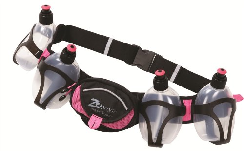 Premium Adjustable Nutrition Belt for Running & Gym - Pink | Waist Pouch for Energy Gels, Phone & Keys | Ideal for Marathon, Hiking & Workouts