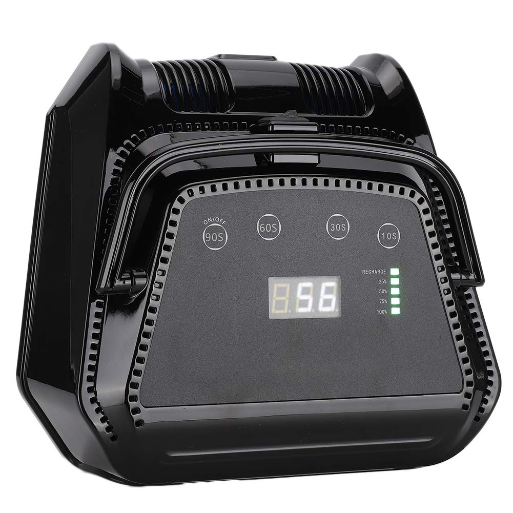 72W Rechargeable LED Nail Gel Curing Lamp with Digital Display - 36 Light Chips Professional Nail Polish Dryer for All Gel Types - Perfect for Home Salons, Manicures & Pedicures
