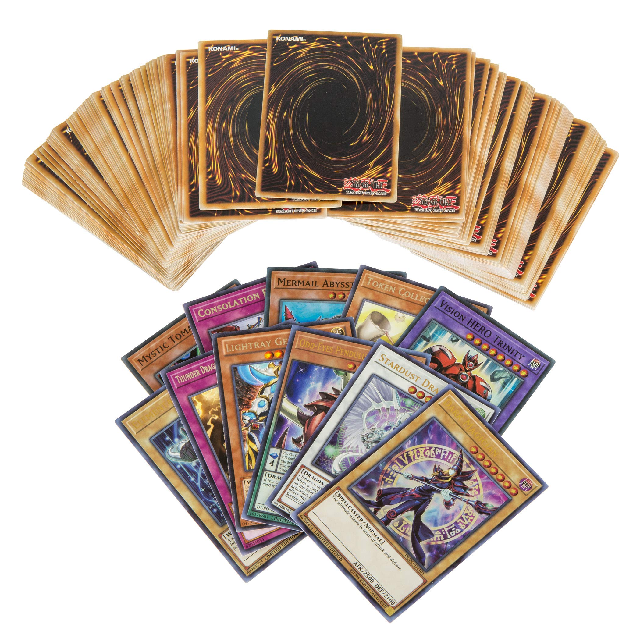 Yu-Gi-Oh! Trading Cards - 140 Common Cards Lot with Card Case | No Duplicates | Authentic Collectible Cards for Gameplay & Deck Building | Perfect for Tournaments & Casual Play