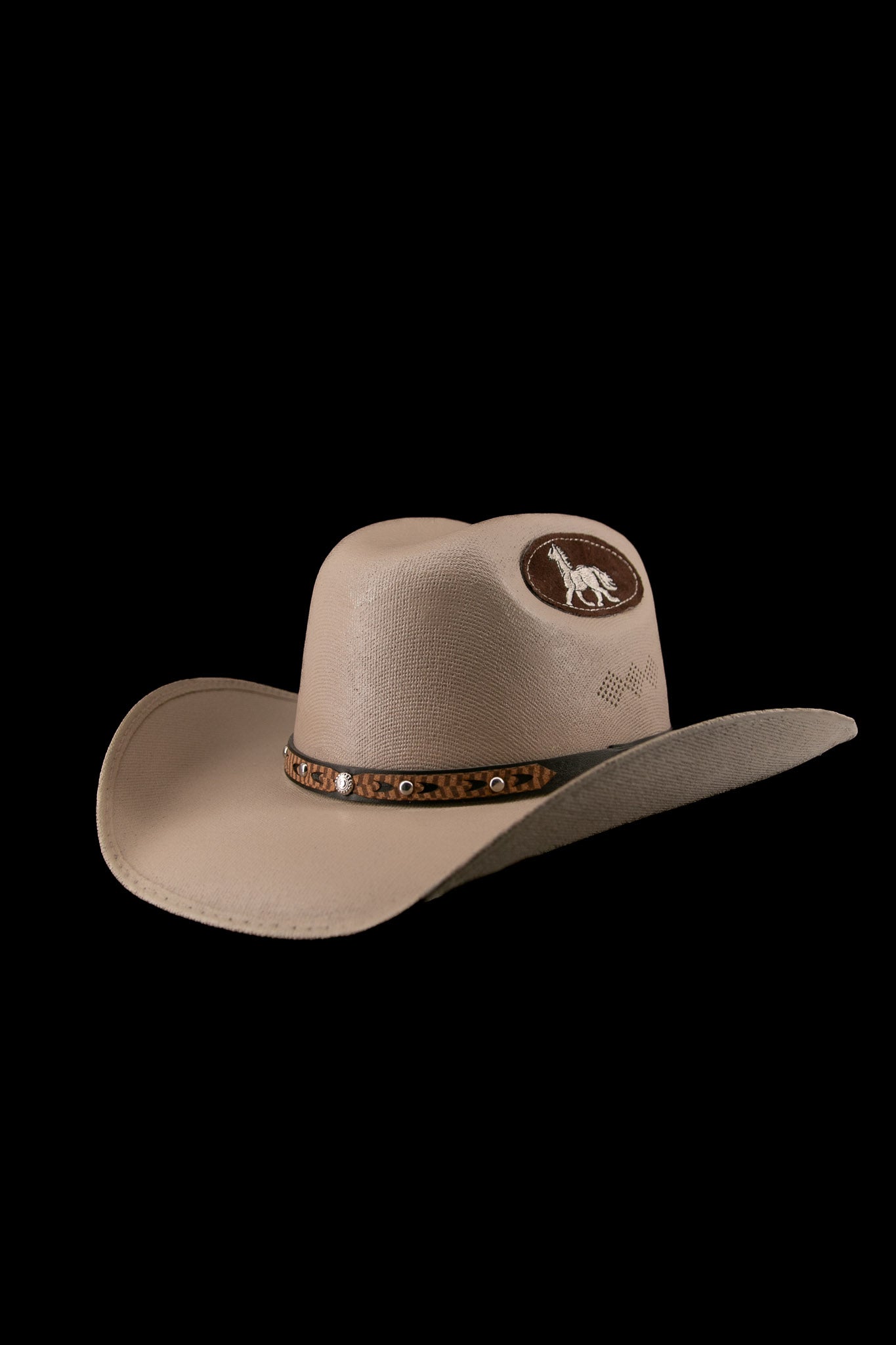 Little Mustang Straw Hat - Breathable & Lightweight Summer Sun Hat for Women & Men - Perfect for Beach, Garden, and Outdoor Activities