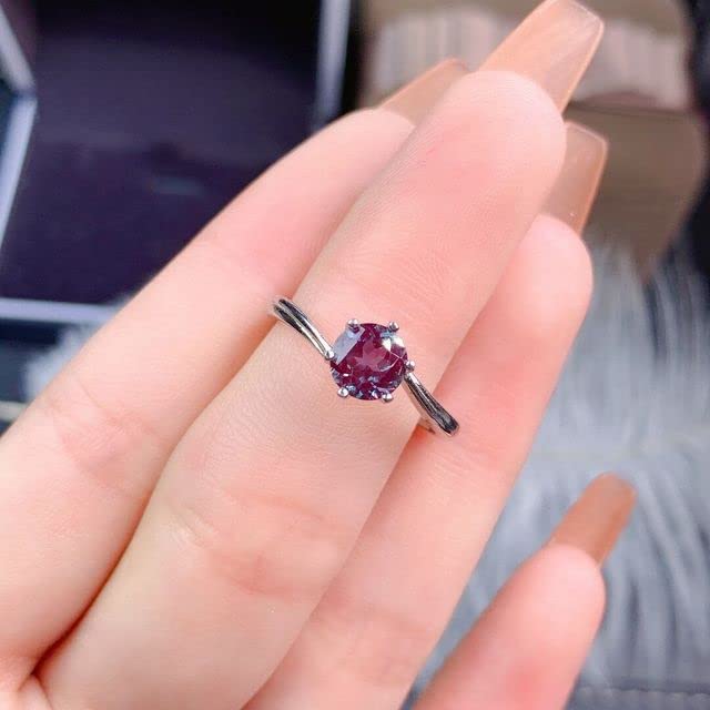 925 Sterling Silver Rings for Women | Alexandrite Gemstone Wedding & Christmas Gift | Elegant Jewelry for Bridal, Anniversary & Special Occasions