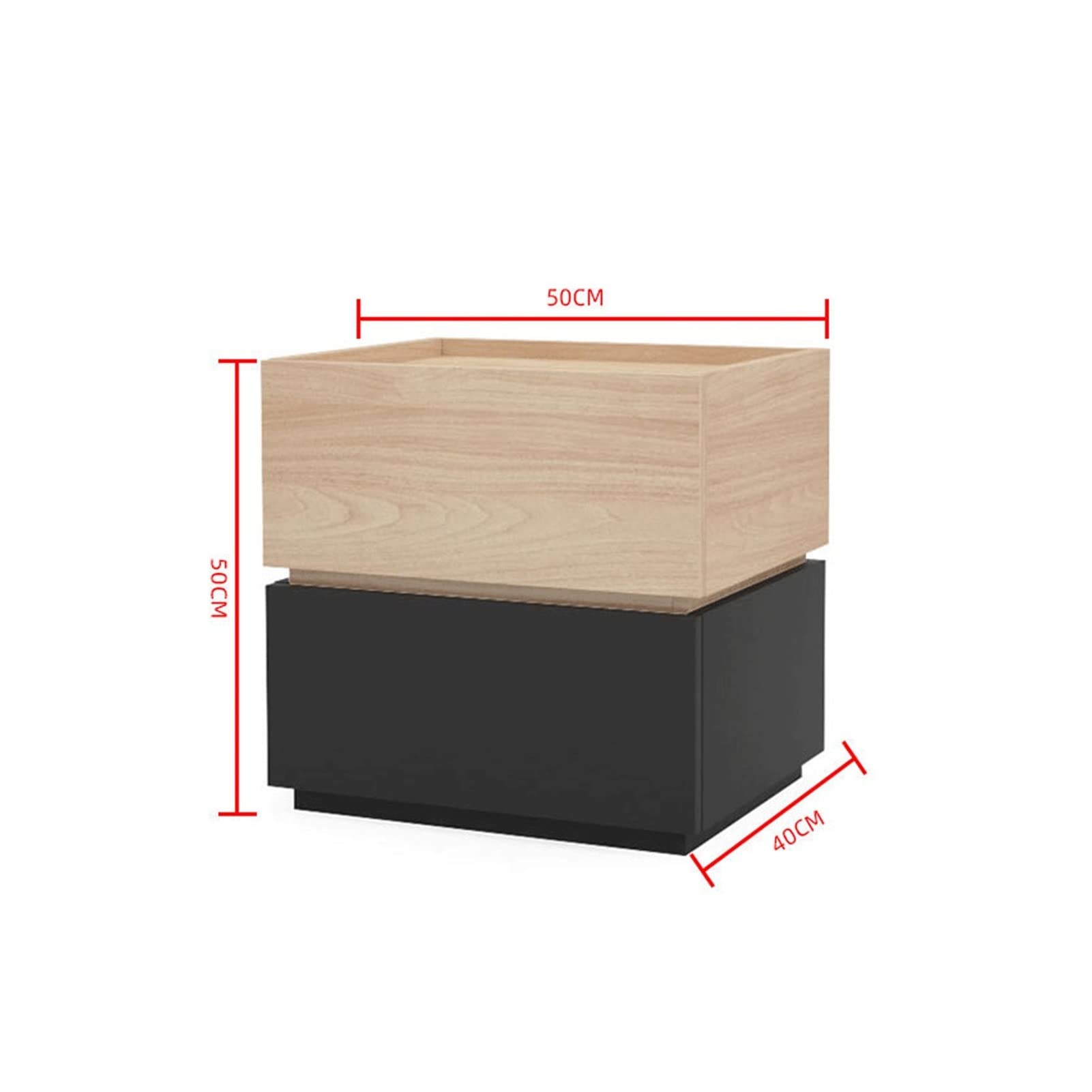 ZALORD Nightstand Set - Modern Wooden Bedside Table with Storage, Corner Cabinet for Bedroom, Living Room & TV Stand (Combo 9) - Perfect for Small Spaces & Apartment Decor