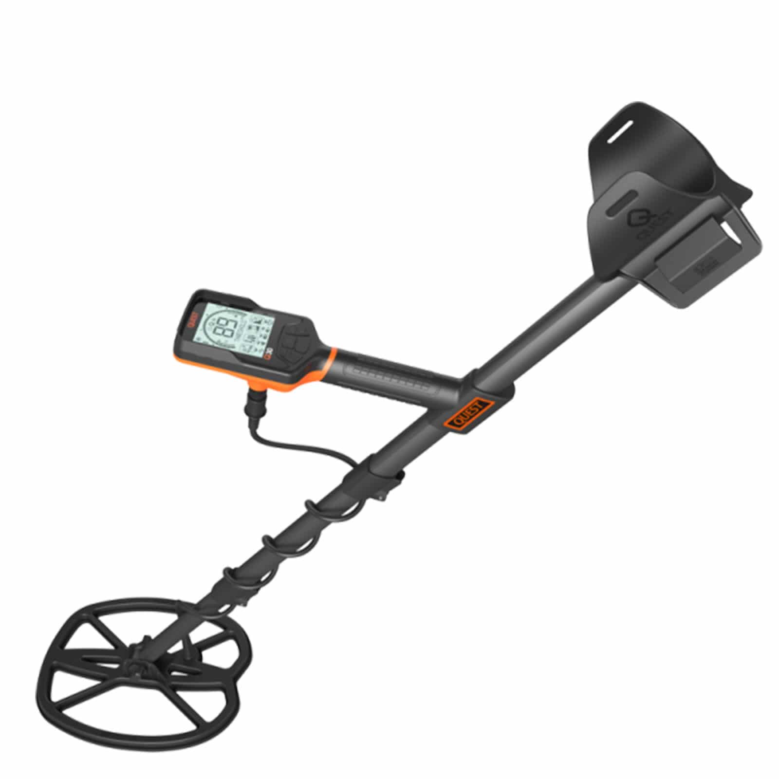 Quest Q30+ Metal Detector with Wireless Headphones & RaptorX TurboD 9x11 Coil - Professional Gold & Treasure Hunting for Beach, Park & Outdoor Adventures