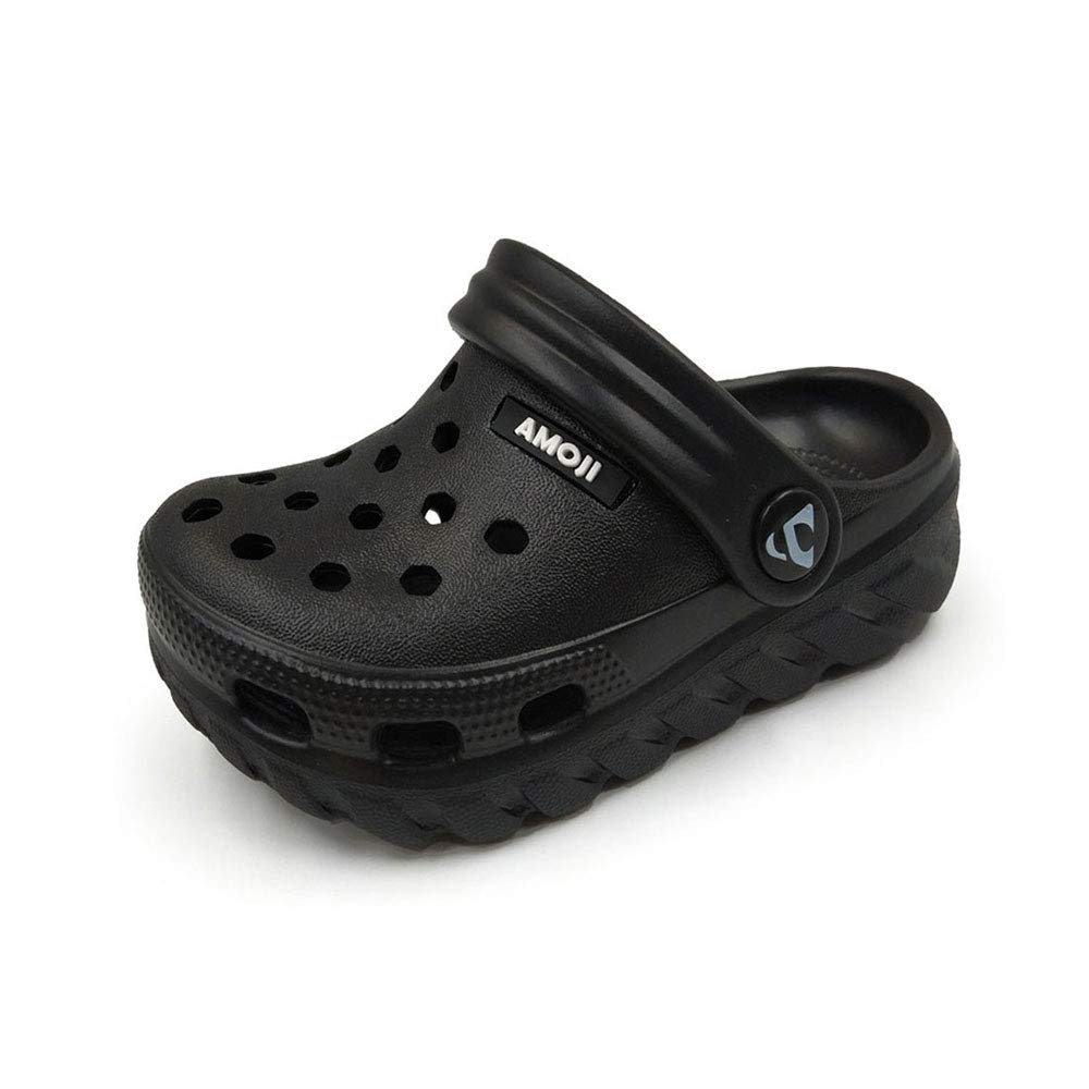 Amoji Kids Garden Clogs - Slip On Waterproof Shoes for Boys & Girls - Perfect for Outdoor Play, Beach, Pool & Backyard Activities