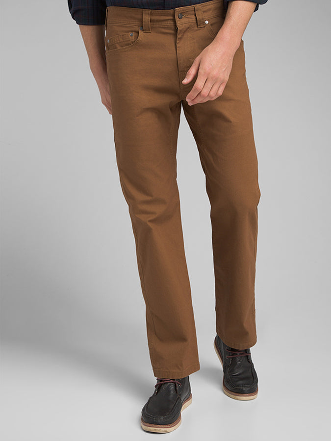 Prana Bronson Men's Trousers - Comfortable Outdoor Hiking Pants for Travel & Adventure in Sepia Brown