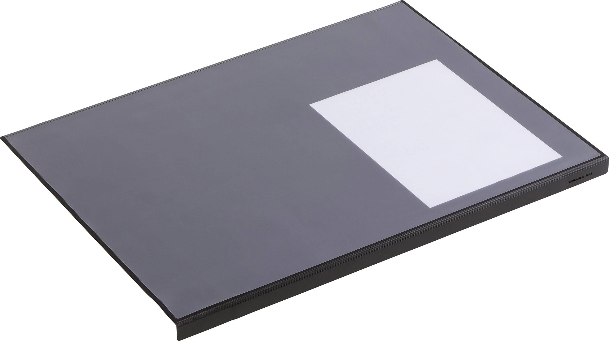 Premium 650x500mm Black Desk Mat with Edge Protector - Non-Slip, Waterproof & Durable Office Accessory for Keyboard, Mouse & Workspace Protection