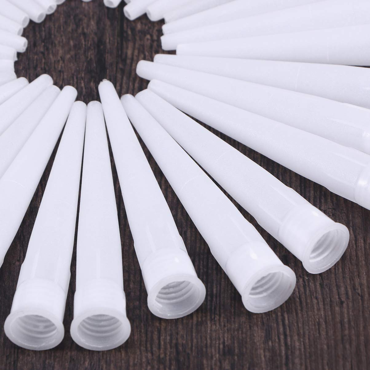 30pcs Ink Grip Tube Tips - Premium Quality Artist Paintbrush Replacement Tips for Watercolor, Acrylic & Oil Painting - Perfect for Fine Art, Calligraphy & DIY Crafts
