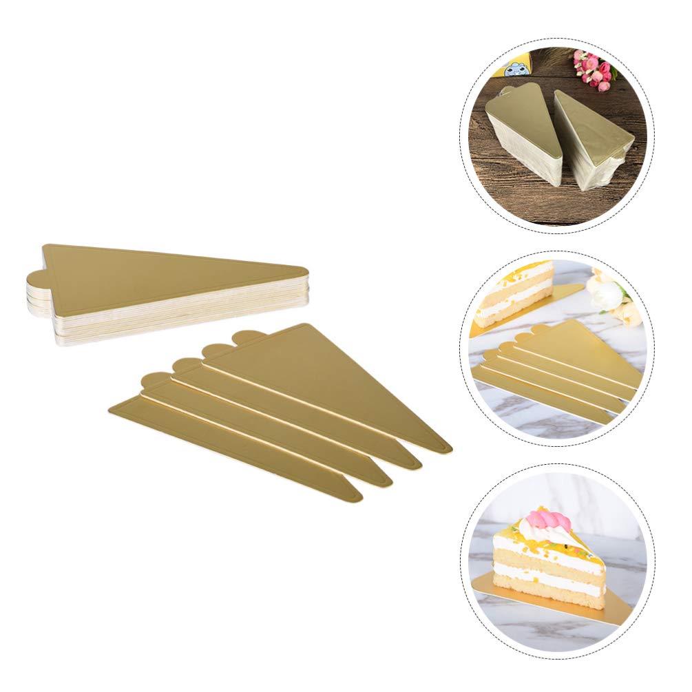 DOITOOL 100 Pcs Gold Cake Boards - Round Mini Mousse Cake Cardboard Bases, Thickened Pastry Plates for Dessert Display & Baking - Perfect for Wedding, Birthday Party, and Bakery Use