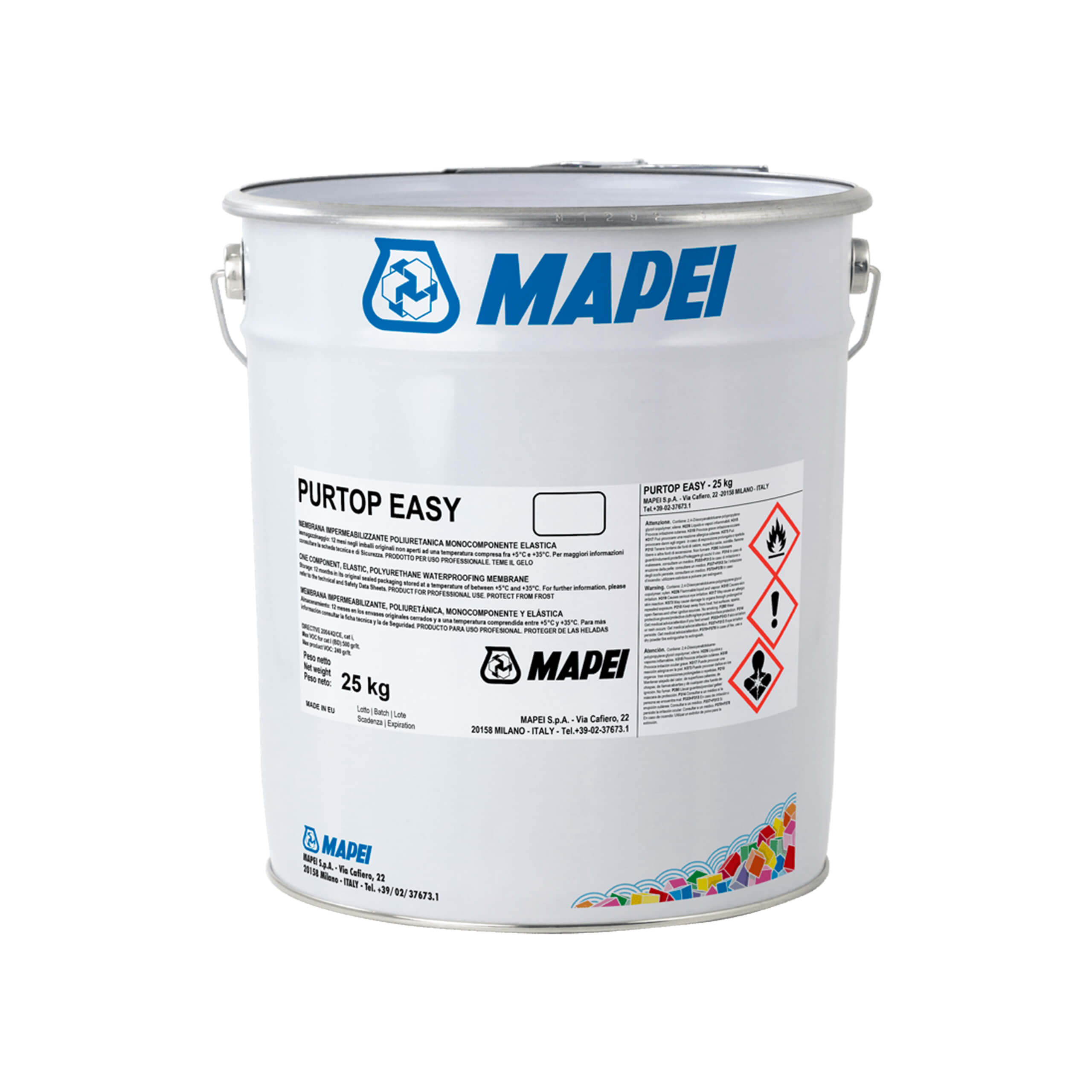 Mapei Purtop Easy - Premium Self-Leveling Floor Underlayment for Smooth Surfaces - Perfect for Tile, Vinyl, and Laminate Flooring Installation