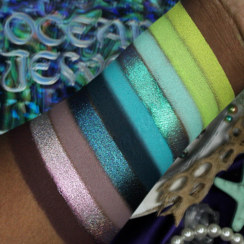 Ocean Jewel Eyeshadow Palette - 12 Vibrant Matte & Shimmer Shades for Stunning Eye Makeup | Perfect for Day & Night Looks, Parties & Special Occasions