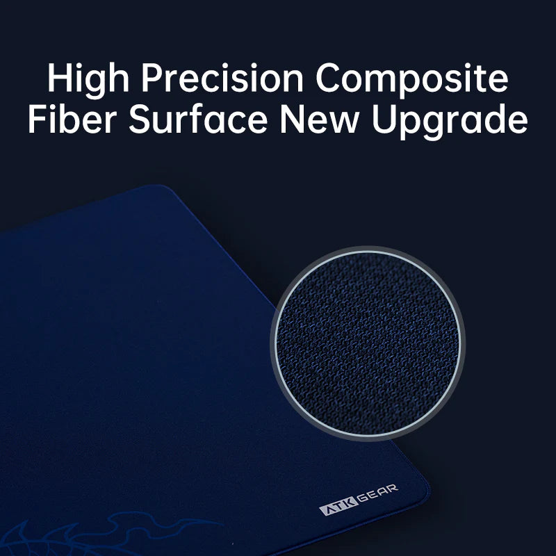 ATK x LEVIATAN Large Gaming Mouse Pad - Non-Slip Rubber Base, Smooth Surface for Precision Control - Perfect for PC, Laptop, Esports & Office Use