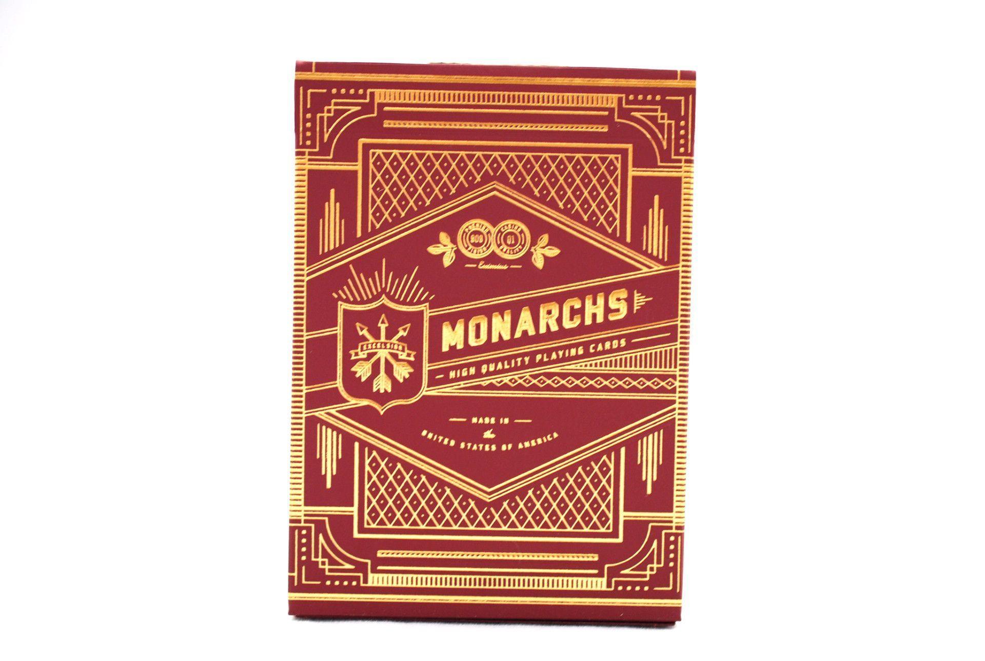 Red Monarchs Limited 1st Edition Playing Cards - Premium Collectible Card Deck for Magic Tricks, Poker Games & Cardistry - Perfect for Card Collectors and Magicians