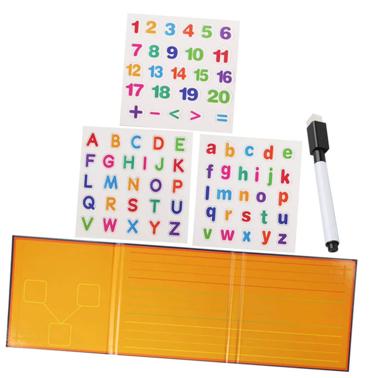 Vaguelly Alphabet Puzzle Book Set - Educational Matching Game for Kids, Words Learning & Spelling Toys, Magnetic Books for Toddlers | Perfect for Preschool Learning, Early Childhood Education & Interactive Playtime
