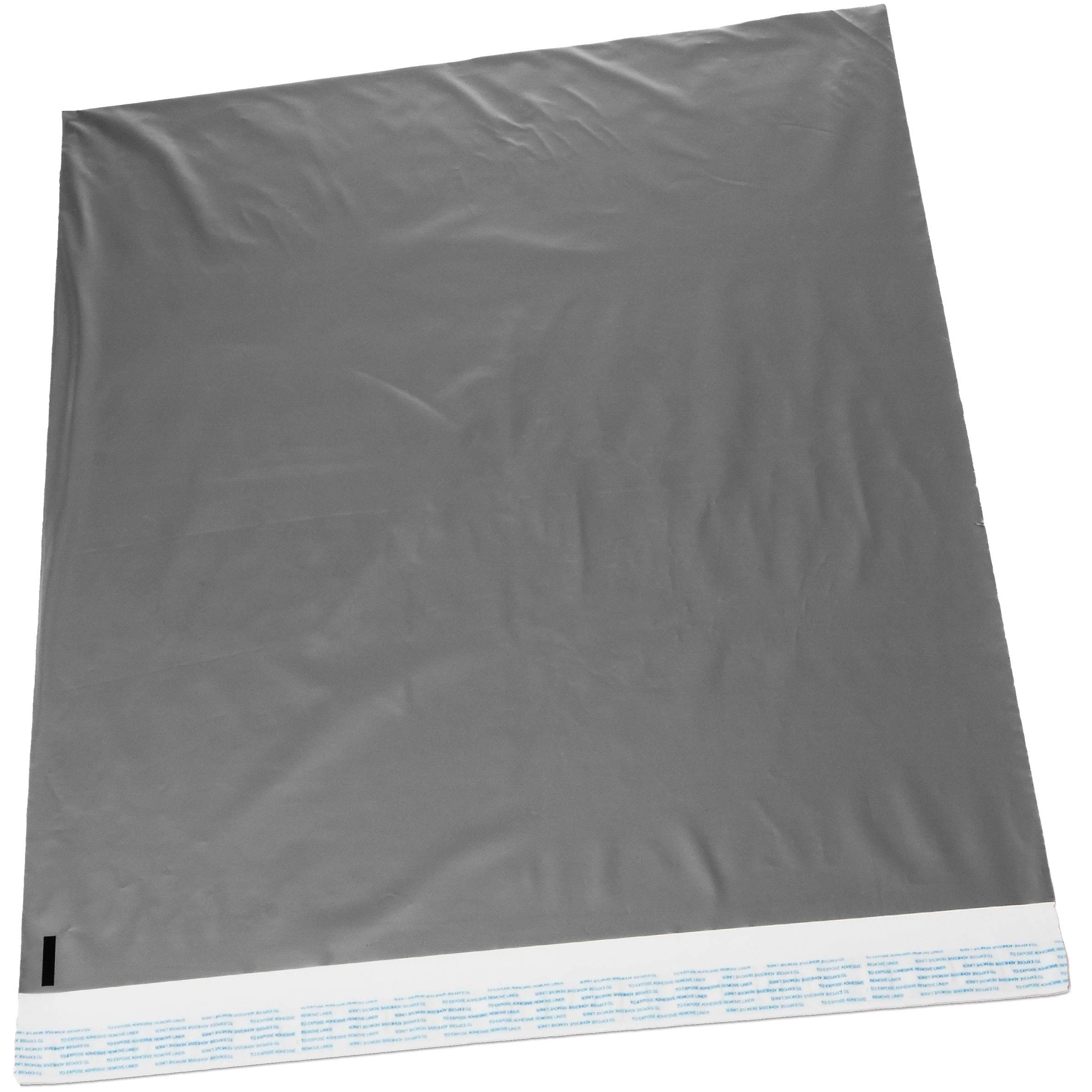22x28 Jumbo Self-Seal Poly Mailer Bags 2.5 Mil (50 Pack Silver) - Durable Shipping Envelopes for Ecommerce, Clothing & Small Business Packaging