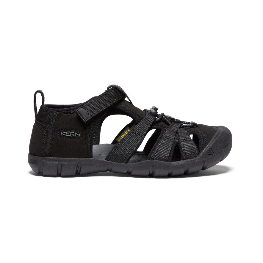Seacamp II CNX Big Kids' Water Shoes - Black/Grey for Beach, Pool & Outdoor Adventures