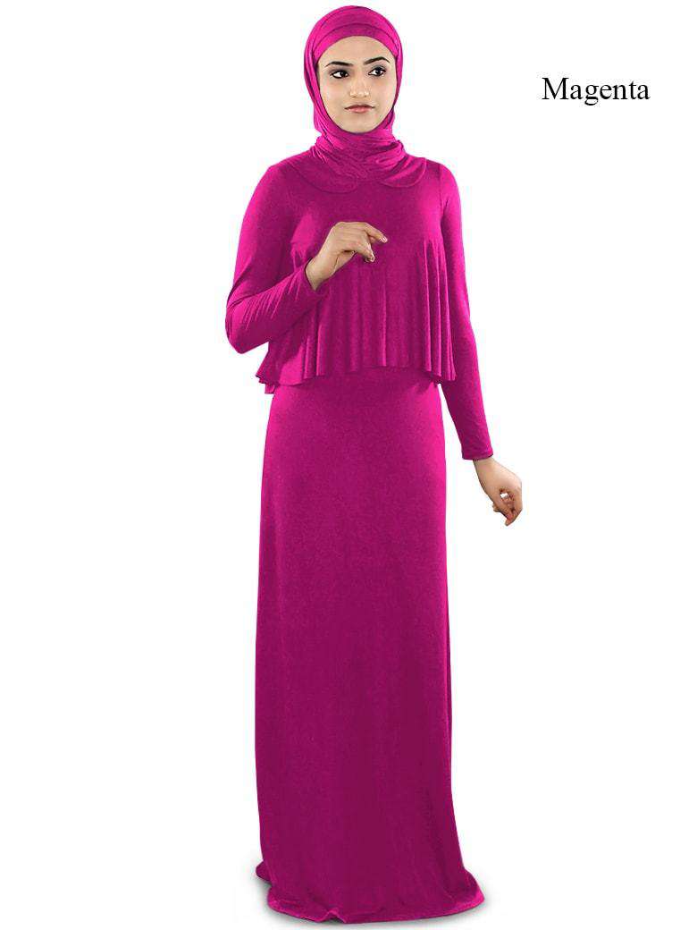 Stylish Daniya Jersey Abaya - Comfortable & Modest Islamic Dress for Women - Perfect for Prayer, Daily Wear & Special Occasions