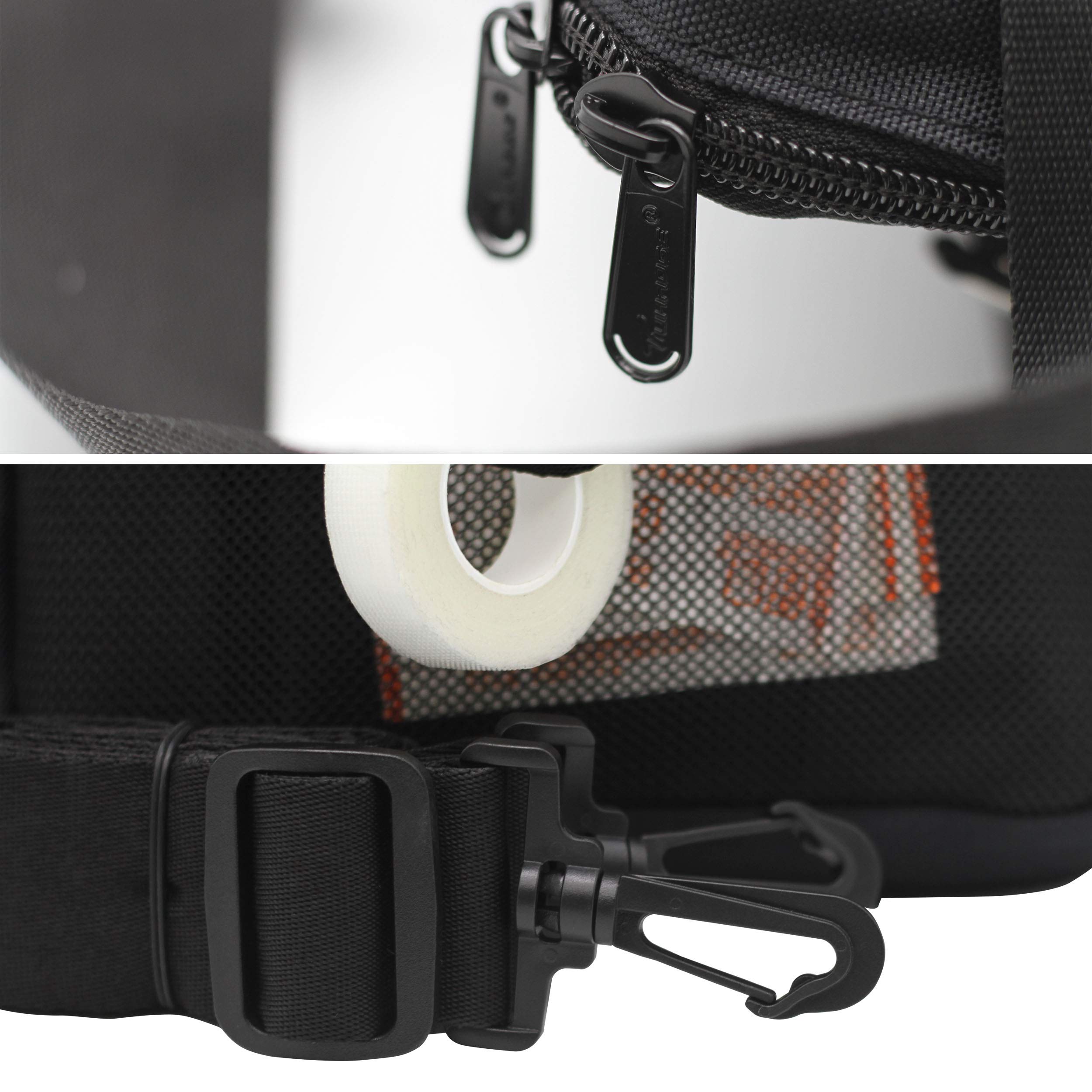 Tuhaoge Multifunctional Nurse Storage Bag - Practical Waist Pouch with Multiple Pockets for Medical Supplies (Black) | Perfect for Nurses, Doctors & Healthcare Professionals On-The-Go