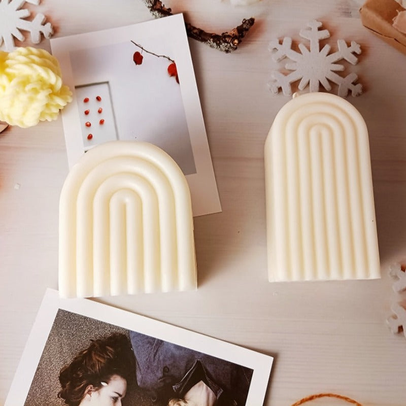 Arched Row Scented Candles - Premium Soy Wax Candles for Home, Relaxation & Romantic Ambiance | Perfect for Bedroom, Bath & Gift Giving