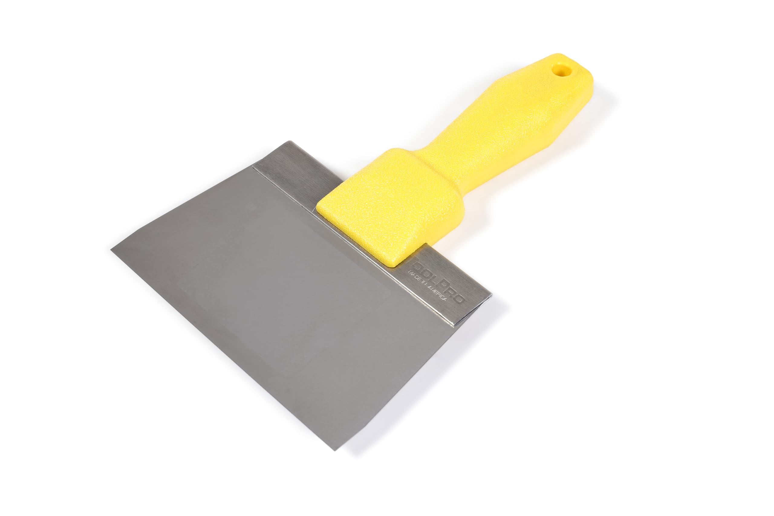 6 Inch Stainless Steel Taping Knife - Professional Drywall Tool for Smooth Joint Compound Application & Wall Repair