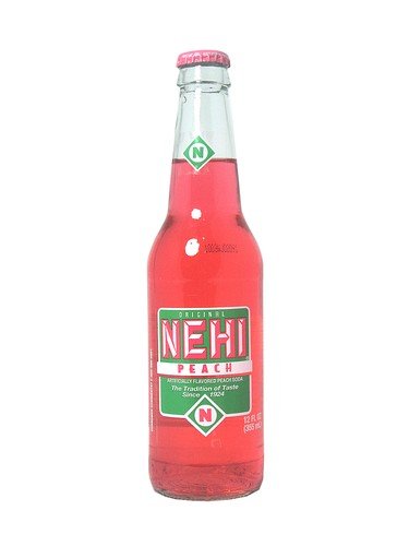 Nehi Peach Nostalgic Soda - 24 Pack of 12 oz Glass Bottles | Vintage-Inspired Soft Drink for Parties, BBQs & Retro Themed Events