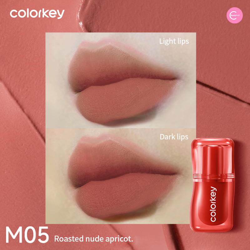Colorkey Cloud Cream Matte Lip Clay - Long Lasting Velvet Lipstick for Women, Hydrating & Non-Drying, Perfect for Daily Wear, Parties & Special Occasions