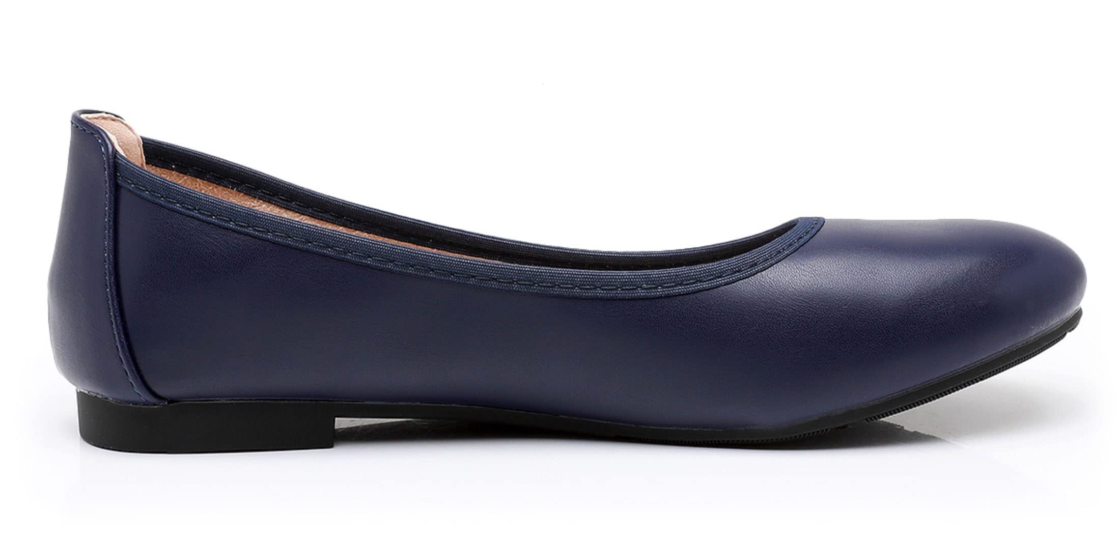 VenusCelia Women's Comfortable Ballet Flats - Elegant Pointed Toe Slip-On Shoes for Work, Office & Casual Wear | Lightweight & Breathable Walking Shoes for Women
