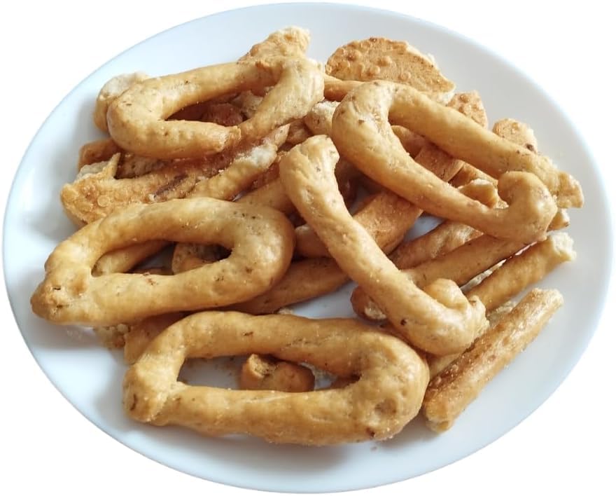 3 Packs of Authentic Pugliese Taralli with Extra Virgin Olive Oil - Handcrafted Italian Snacks, Perfect for Aperitifs, Parties & Gifts | Made with Fennel Seeds | Great for Wine Pairing, Charcuterie Boards & Holiday Gatherings