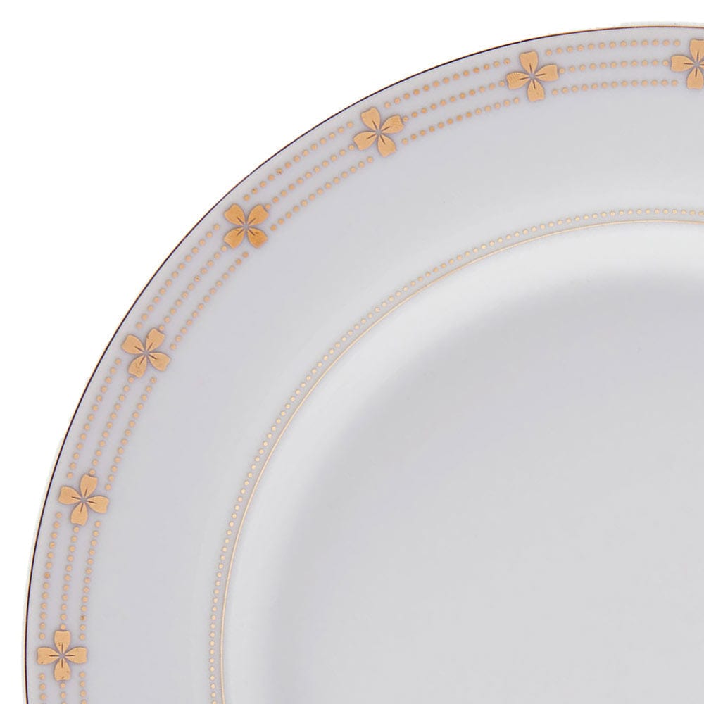 Modern Petals 32-Piece Dinnerware Set - Service for 8, Porcelain Dinner Plates, Salad Plates, Bowls & Mugs - Elegant Floral Design for Family Dinners, Parties & Home Decor