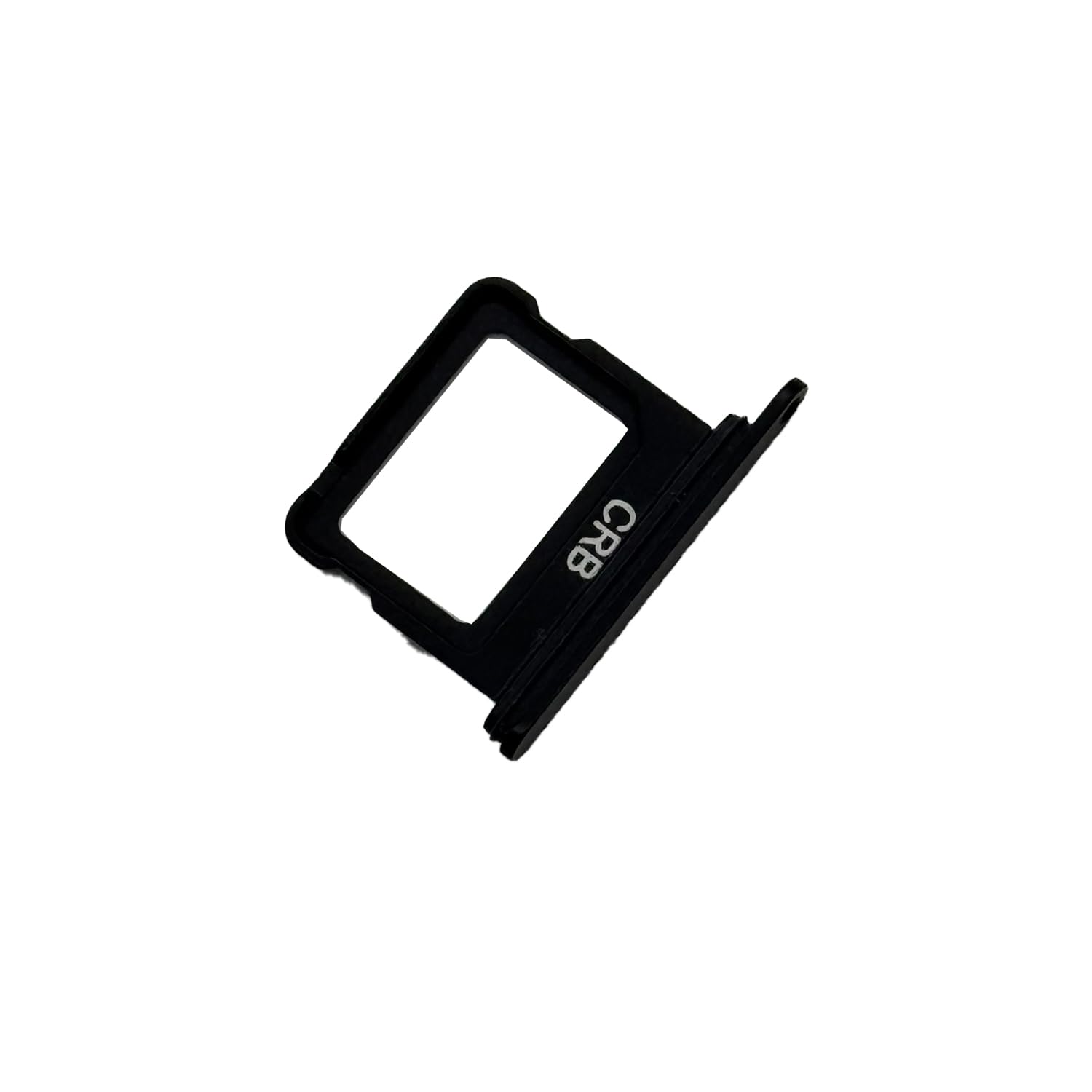 2-Pack Black Single SIM Card Tray Holder Replacement for iPhone 16 & iPhone 16 Plus - Perfect for DIY Repairs & Phone Upgrades